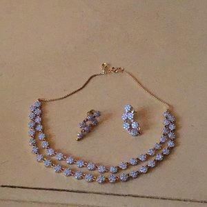 Swarovski Necklace and Earrings